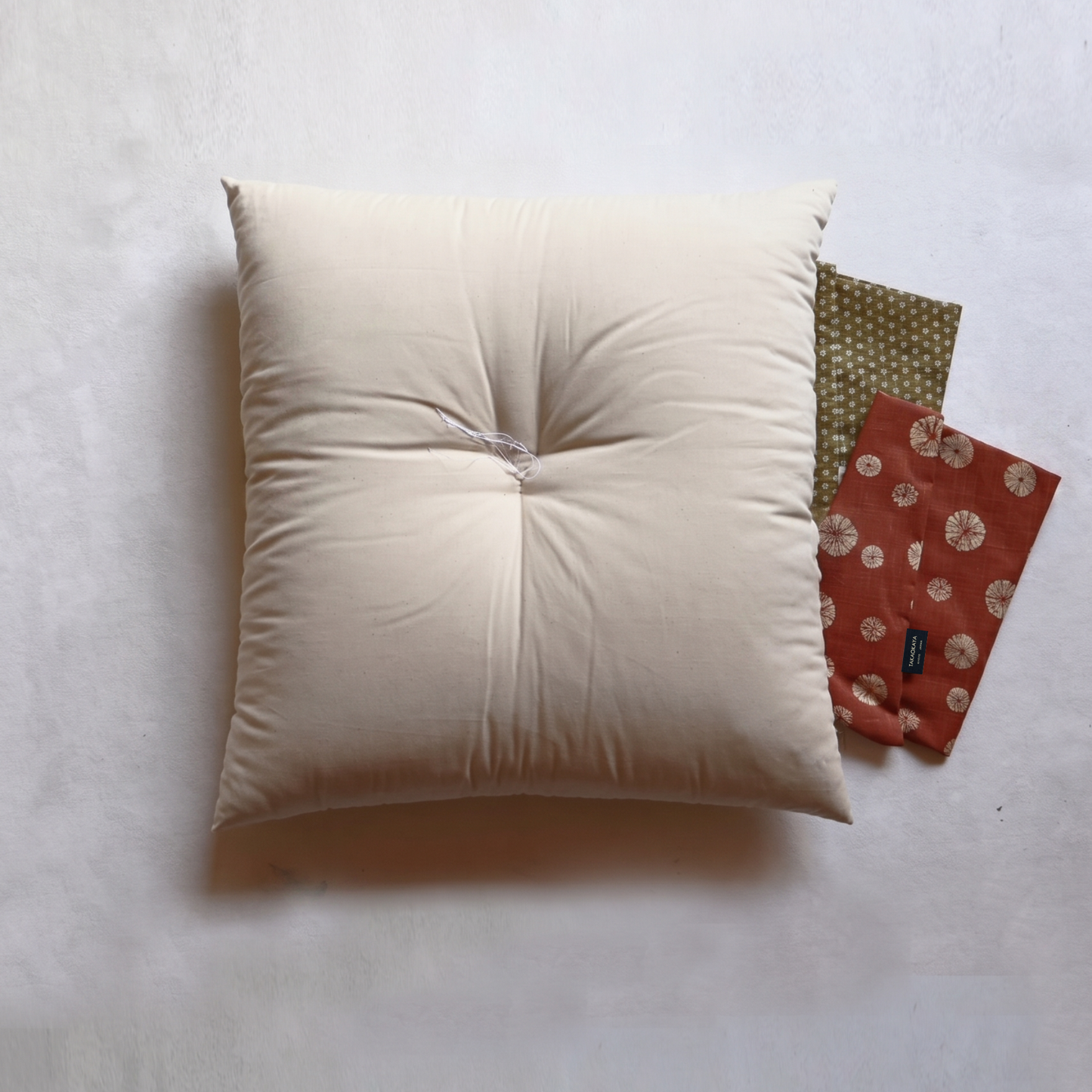 Kyoto Zabuton Cushion (Insert & Cover Set) - Cotton