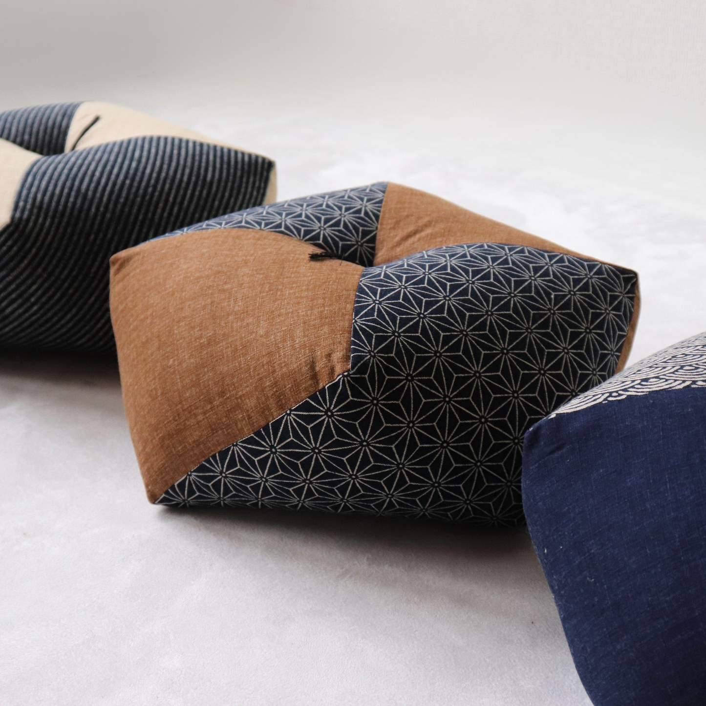 Zen Meditation Set (Ojami and Zabuton) - Aizome-fu