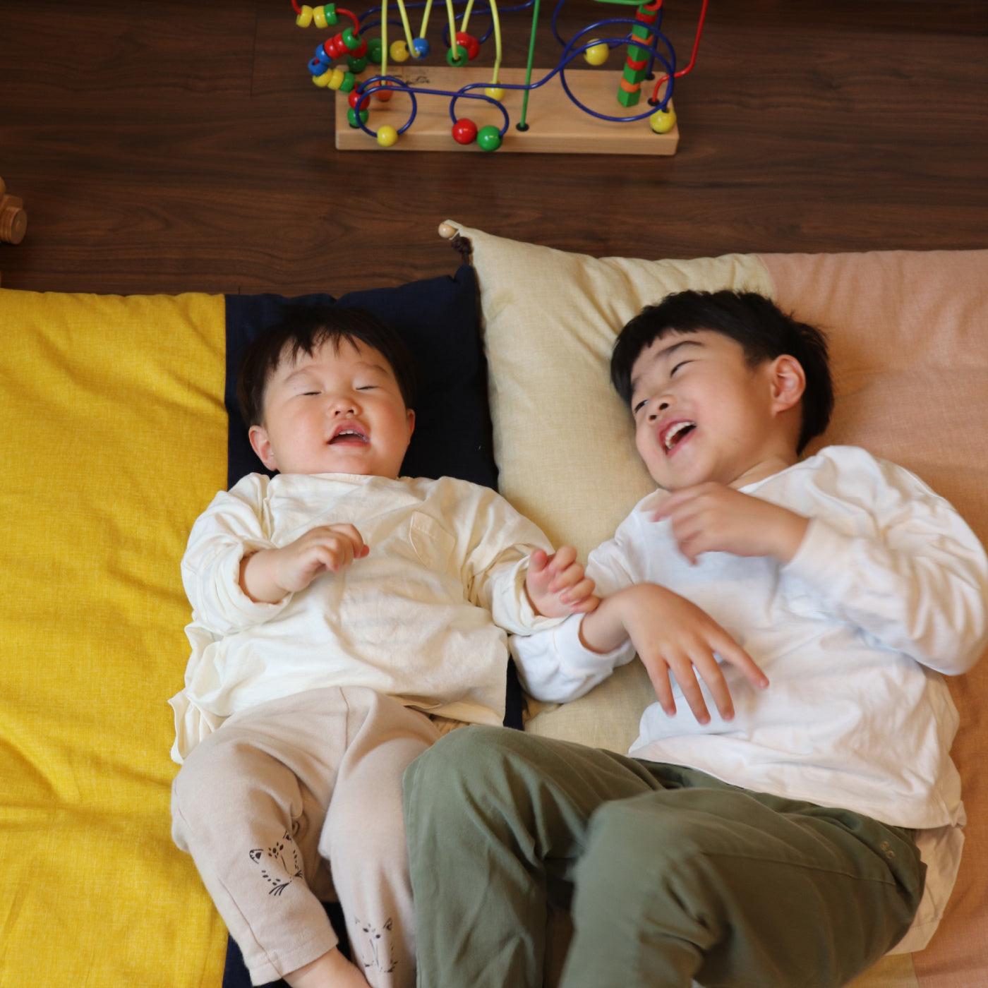 Gorone Kids Nap Futon - Takaokaya,  zabuton, futon, cushion, made in Kyoto