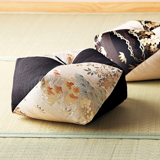 Ojami Cushion | Japanese Kimono Obi Set - Takaokaya